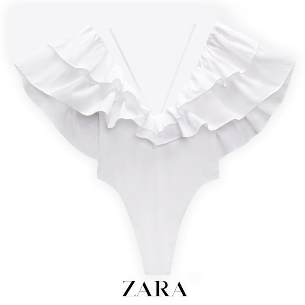 Size small swimsuit. Can be worn as a blouse with jeans, short or skirt.